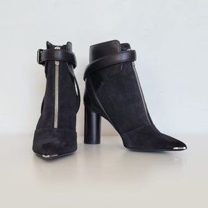 Barbara Bui Paris - Black Suede and Leather Boots - Size 36.5 - Brand New